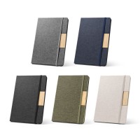 . Caderno A5 de capa dura  pautadas personalizado - 93585