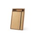 Conjunto de caderno A5 em bambu e Caneta Personalizada  -93624