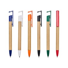 Caneta Ecológica com Suporte para Celular  Personalizada - 00016