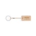 Chaveiro Retangular em bambu com Cordão em PET Personalizado- 95089