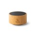 Caixa de som portátil em bambucom microfone e  Personalizado - 97125