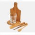 Kit Para Caipirinha Em Bambu Ibiza Personalizado 6 Pçs  - KC-00463