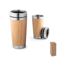 Copo de Bambu e Aço Inox 500ml Personalizado - 94241