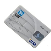 Mini Pen Card de Plástico 8 GB Personalizado  -mini-PEN