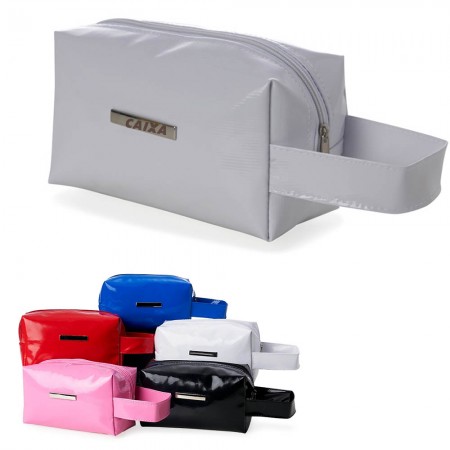  Necessaire Vinil Impermeável com Plaquinha Personalizada - 14668