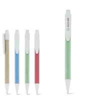 Caneta papel kraft personalizada  - 91383