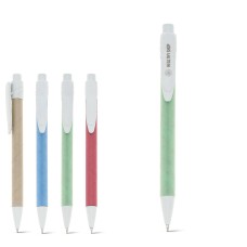 Caneta papel kraft personalizada  - 91383