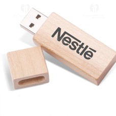 Pen drive em madeira  64 GB personalizado - pen-64