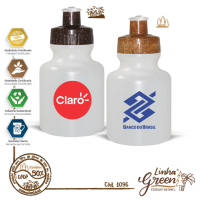 Squeeze 300 Ml Green Tampa Fibra de Coco ou Bambu Personalizada -109G