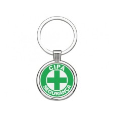 Chaveiro Metal Personalizado  para Cipa e Sipat -1655 