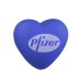 Anti-Stress Emborrachado em Formato de Coração Personalizado - ACP